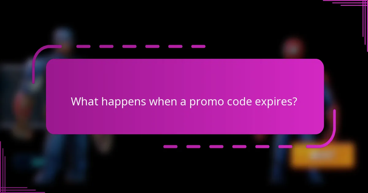 What happens when a promo code expires?